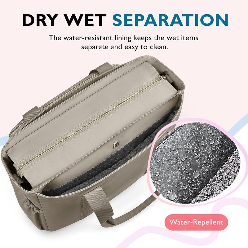 MOMMORE Diaper Bag Tote Small Baby Bag with Insulated Pockets, Lightweight Mommy Tote with Stroller Straps, Nurse Gym Travel - Image 2